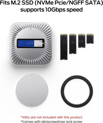 Premium 10-in-1 USB-C Hub for Mac Mini M4 Pro 2024 with Audio & Card Reader=` - Picture 5 of 13