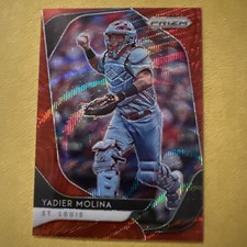 2020 Panini Prizm - Tier II Yadier Molina #152 Red Wave Prizm /99