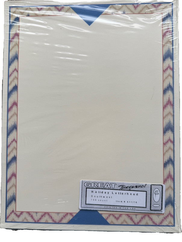 Great Papers! Holiday Letterhead approximately 100 Sheets USA 24 lb