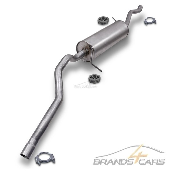 Atec MittelschalldÄMpfer FÜR Ford Galaxy Seat Alhambra Vw Sharan 7M 1.9 2.0 Tdi-image