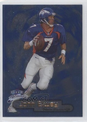 1998 Fleer Brilliants Blue John Elway #1B HOF 0st9