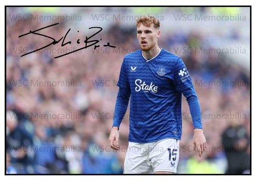 11461. Jake O'Brien Signed Pictures A4 Prints Everton Ireland Palace Swindon etc