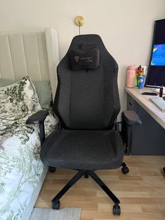 Secretlab TITAN Grey Fabric Computer Gaming Chair Swivel Wheels Armrests 140kg