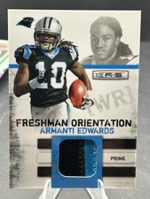 2010 Rookies & Stars Freshman Orientation Jersey Prime #4 Armanti Edwards /50
