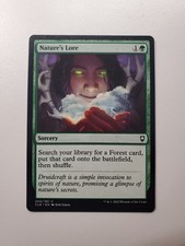 MTG Magic Nature's Lore Commander Legends: Battle for Baldur's Gate (CLB) NM