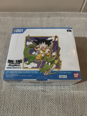 Dragon Ball Super Fusion World Manga SB01 Manga Booster Box English Sealed New