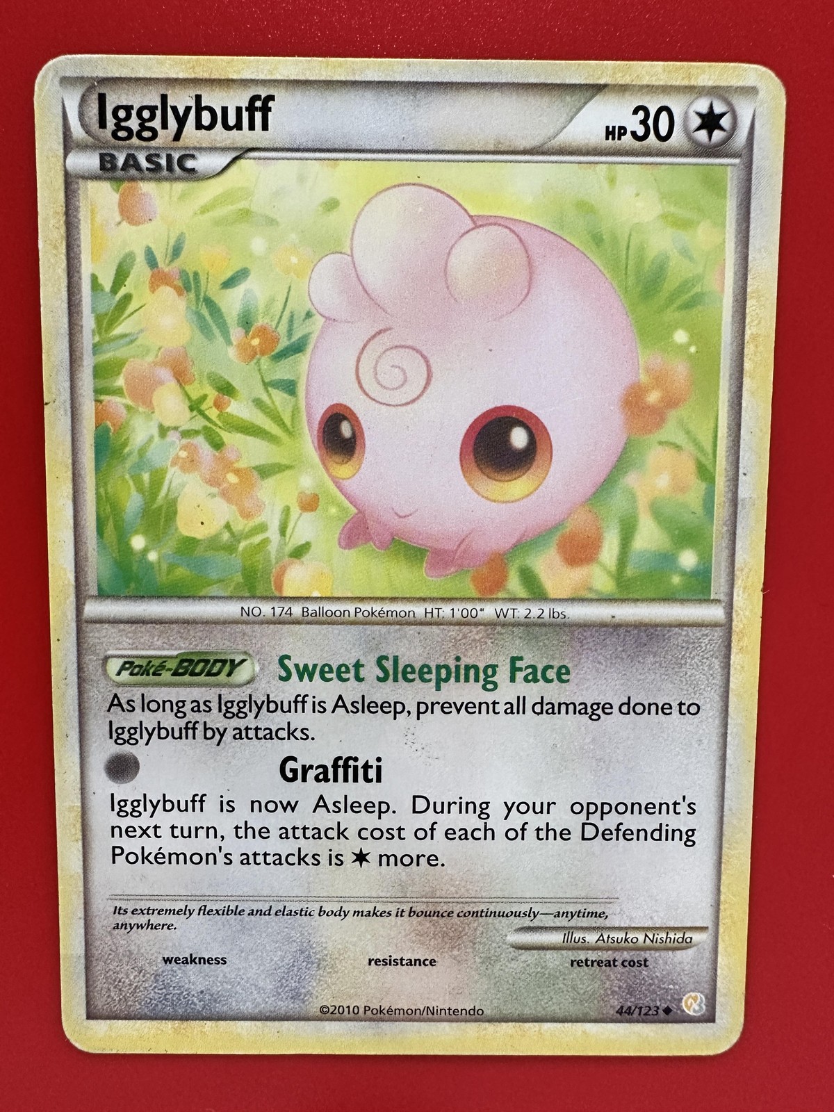 HeartGold SoulSilver #44/123 Igglybuff Pokemon Card