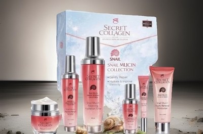 Snail Mucin Skin Set Hydrating, Glass Skin Korean Routine NEW. 30% OFF Ends 4/5