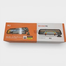 Rexing M2 2K  1080P Front  Rear Mirror Dash Cam w/ GPS  Reverse Back-up Cam 