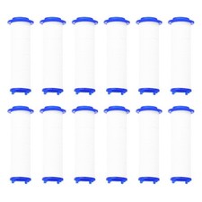 12Pcs Shower Head Filter 2.8 Inch PP Cotton Filter Cartridge Replacement