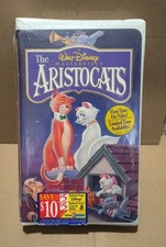 Aristocats Masterpiece Series VHS Factory Sealed Mint VCR Clam Shell