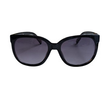 Foster Grant Fashion Sunglasses Black Frame, Blue Lens, 100 UVA-UVB Lens Prot