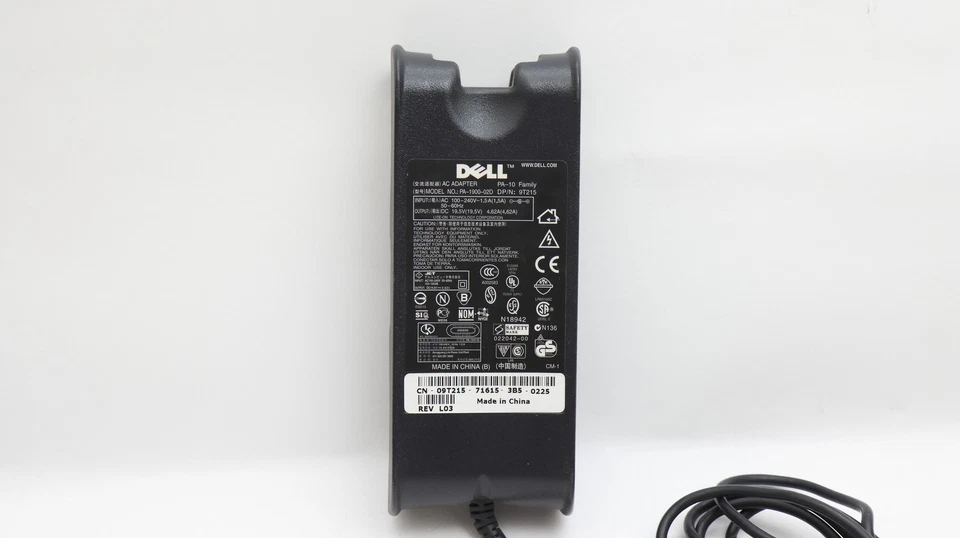 Dell Original 90 Watt Netzteil 19,5V 4,62A Stecker 7,4mm/5,0mm mit Innenstift 0D - Bild 2 von 4