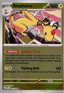 Ampharos 029/086 Chaos Rising Reverse Holo Rare