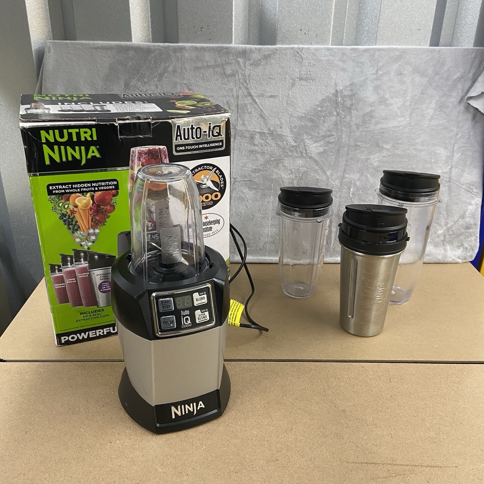 Nutri Ninja Blender & Smoothie Maker with Auto-iQ 1000W BL480UK
