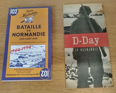 Pair Of D-Day Brochures/Maps