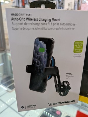 Scosche Magic Grip Wireless Charging Mount Auto Grip for Window, Dash, Vent