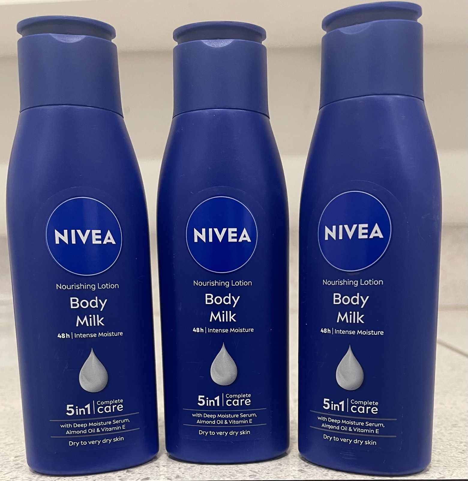 Nivea 5-in-1 Nourishing Lotion - Body Milk Complete Care, 6.76oz (Pack of 3)
