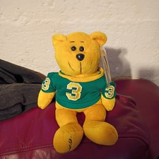 Classic Collecticritters ..... Joe Montana wearing Green 3 Notre Dame Jersey