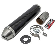 Silenziatore / ESD Giannelli con ABE per Aprilia RS / Tuono 125 - Carbonio