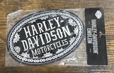 Harley Davidson Motorcycle Sprocket Chain Patch Factory HD Hat Vest Jacket Shirt