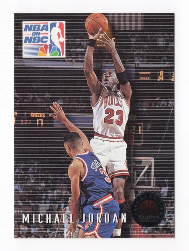 MICHAEL JORDAN AUTHENTIC CARD NBA ON NBC #14