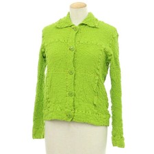 Used me Issey Miyake 2024 spring summer pleats jacket light green size not speci