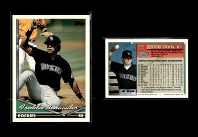 1994 Topps #553 Freddie Benavides - Colorado Rockies