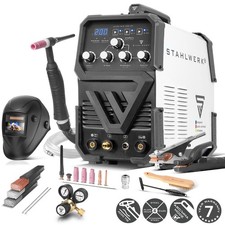 STAHLWERK Welding Machine AC/DC TIG 200 ST IGBT inveter welder + full equipment