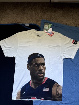 Nike LeBron James 6 Olympic USA RARE Shirt 2008 Olympics Dream