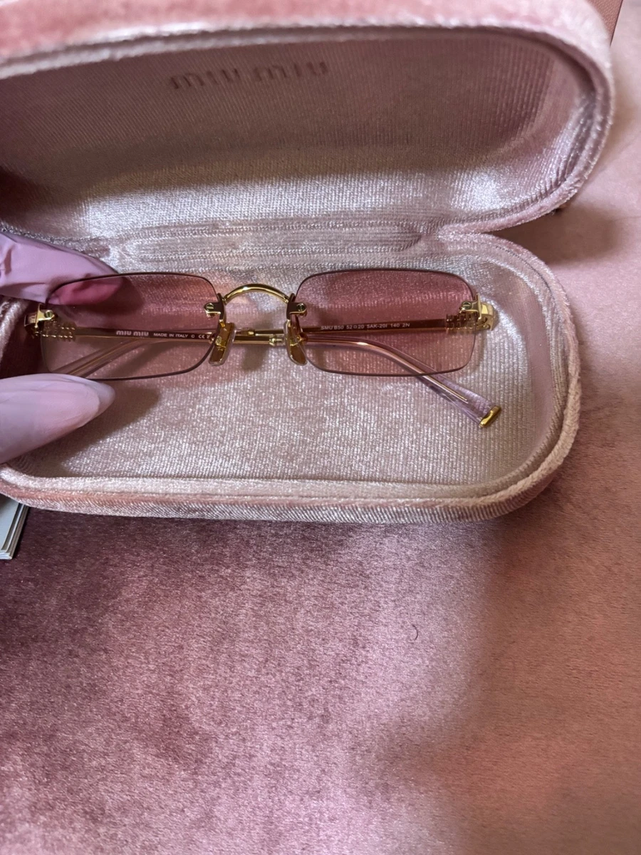 Designer Sunglasses Pink Miu Miu for Women for sale | eBay