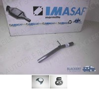 Imasaf Auspuff Endrohr für Citroen/Fiat/Peugeot Nemo/Fiorino/Qubo/Bipper 1.4