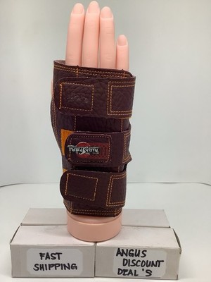 Wrist Support Bowling Brown ,Right Hand, Fits Small, Medium & Large Hands New!