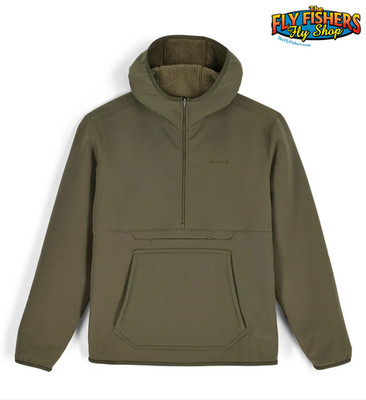 Simms Fishing Men's Strata 330 Half-Zip Mid-Layer Hoody - Loden NEW DISCOUNTED
