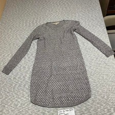 LOFT Anna Taylor Gray knit dress women  M Petite. SKU-B259