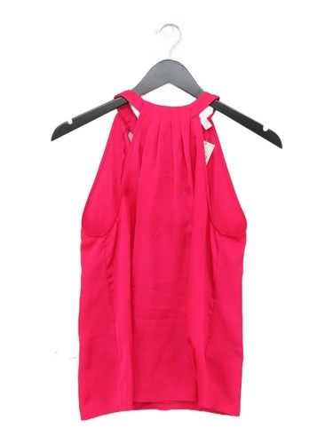 Ted Baker, Ted Baker Women's T-Shirt UK 8 Pink Polyester with Elastane Basic