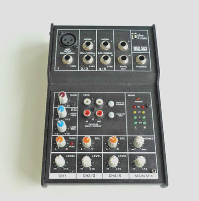 Mischpult the t.mix Mix 502 5-Kanal