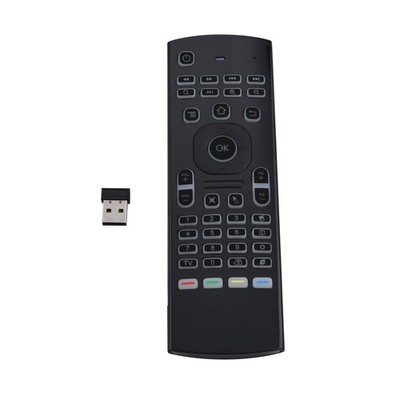 2.4G Backlit Fly Air Mouse Wireless Keyboard Remote Control for KODI TV BOX PC A