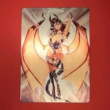 Hellwitch Divine Metallicard Metal Trading Card David Harrigan Coffin LE50