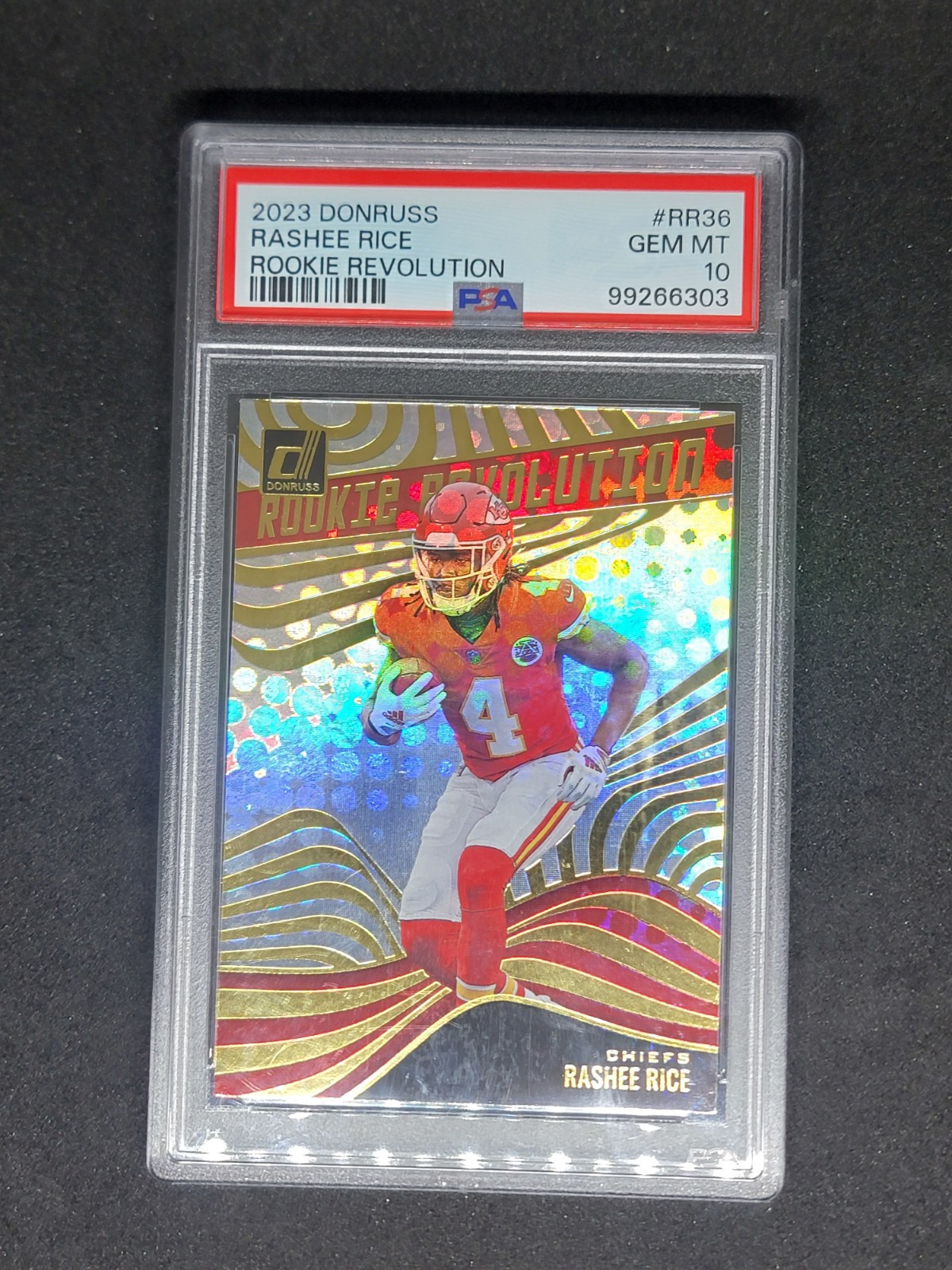 2023 Panini Donruss - Rookie Revolution #RR-36 Rashee Rice (RC) PSA 10