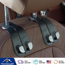 Double Car Seat Purse Hook - 50 lbs Capacity, Adjustable  Secure