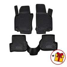 Gummimatten Gummi Fußmatten Für VW Golf 5/6 2004-2012 4-Tlg