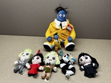 Beetlejuice Plush Bundle 7   Bob, Lydia, Sandworm  Minis WB Licensed 
