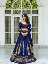 LEHENGA CHOLI INDIAN BOLLYWOOD WEDDING PARTY PAKISTANI WEAR READYMADE