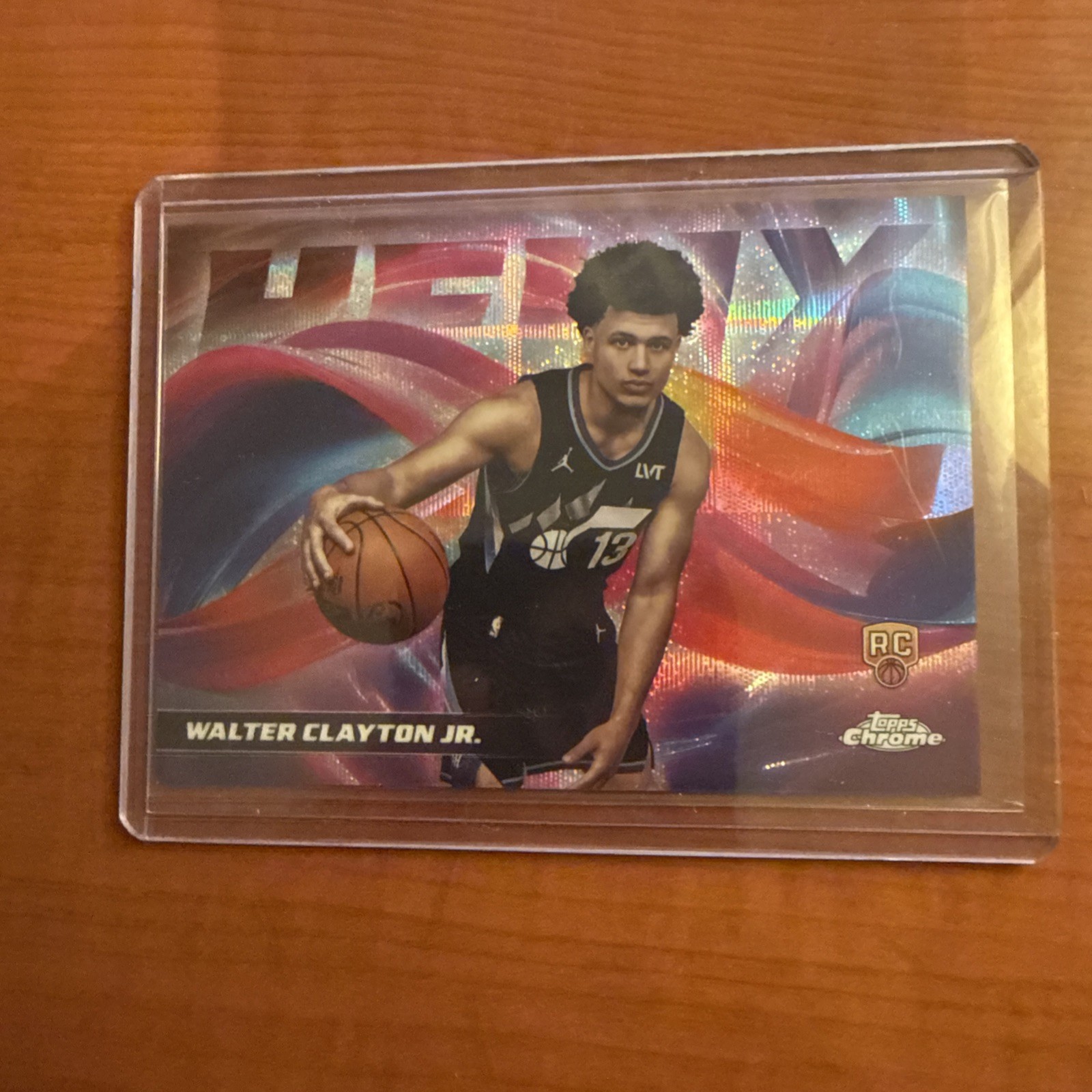 2025-26 Topps Chrome Basketball Walter Clayton Jr. HELIX Rookie SSP Case Hit
