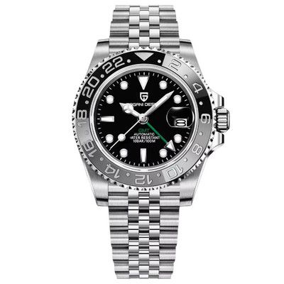 PAGANI DESIGN  BRUC WAYNE  AUTOMATIC GMT  40MM MENS WATCH PD-1662 MINT+ B&P