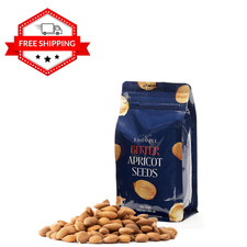 Organic Bitter Raw Apricot Kernel Premium Seeds 14.5 oz Gluten Free Vegan USDA