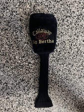 Vintage Callaway Golf Big Bertha S2H2 Fairway Wood 3 Head Cover Navy Blue Plush