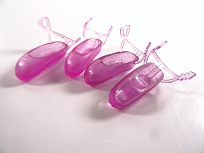 Vintage Mode Fashion für Zuru-Princess Sparkle Ankle Ballerinas selten (19954)