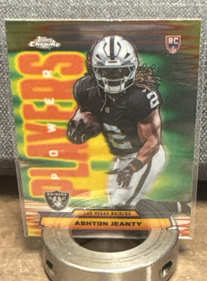 Topps Chrome Power Players Ashton Jeanty Las Vegas Raiders PP-14 Rookie Insert